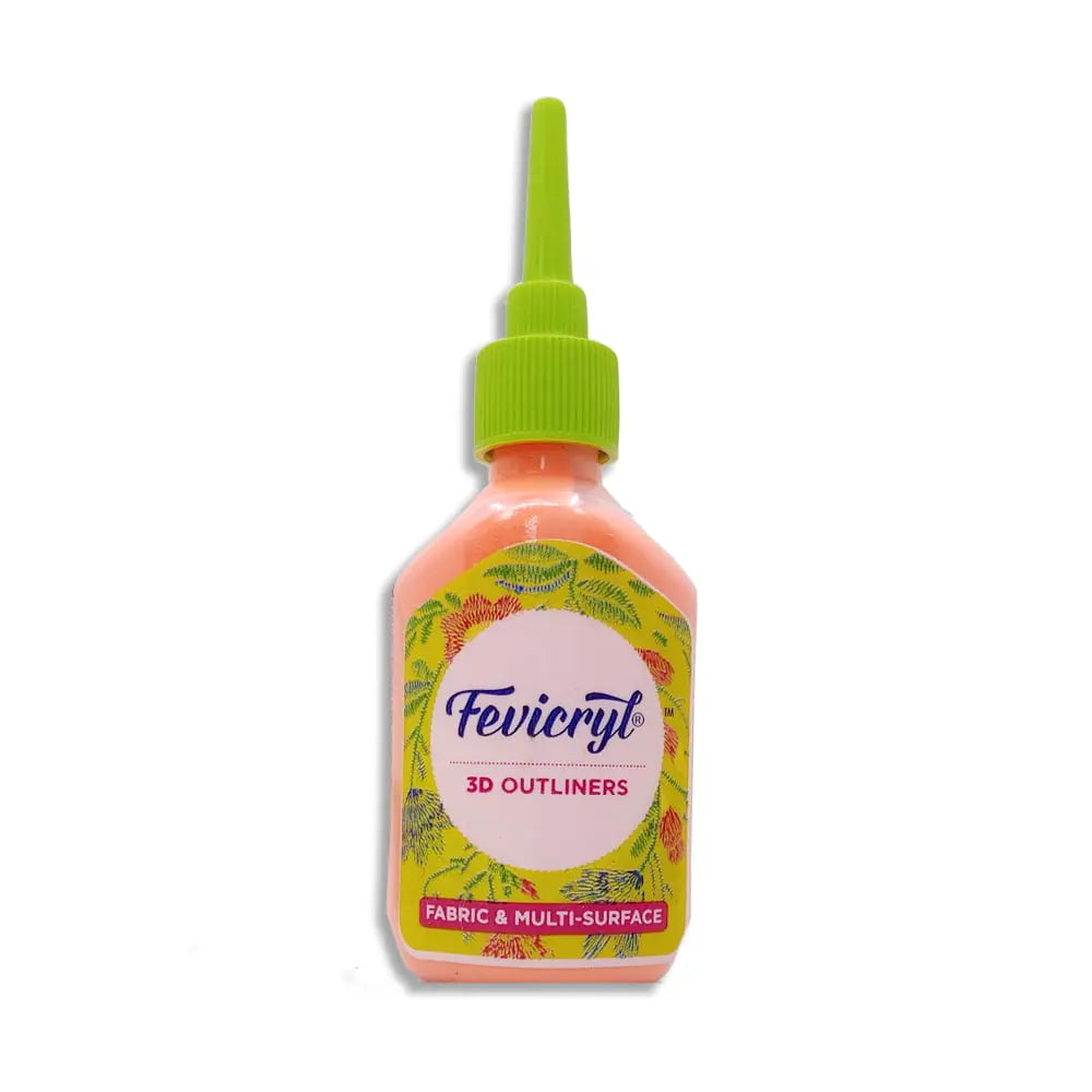 Pidilite Fevicryl 3D Outliners Fabric & Multi-Surface (Loose Colours) Pidilite